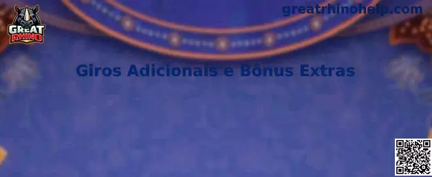 Giros Adicionales y Bonos Extras en Great Rhino