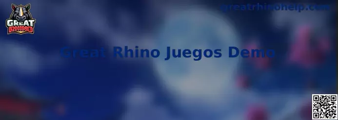 Great Rhino Juegos Demo