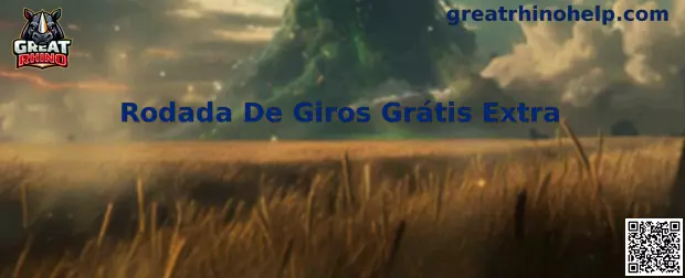 Demostración gráfica de la función Rodada De Giros Grátis Extra en Great Rhino