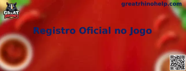Great Rhino Registro Oficial no Jogo